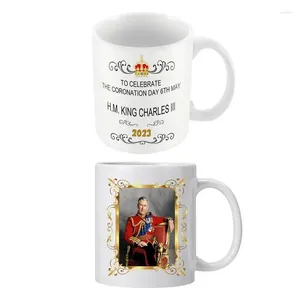 Mokken Charles III mok herdenkingsceramische thee 350 ml felicitatie Cup 202 King of England Coronation