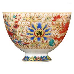Tasses en porcelaine chinoise vintage en céramique tasses tasses personnelles bols colorés beaux
