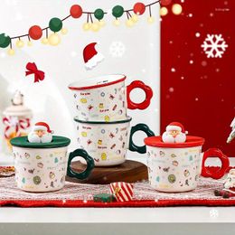 Tasses de café de Noël tasses vaso termico batidor