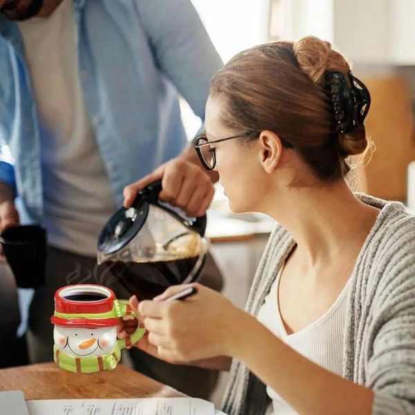 Tasses de noël thème renne du père noël, tasse à boire, centres de Table, ornements, café de vacances, pendaison de crémaillère, accessoires cadeaux