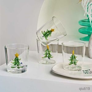 Mokken Kerstboom Mok Leuke Cup Glazen Bekers Glazen Mok Koffiemok Woondecoratie Kerstcadeau Kerstdecoratie R230712