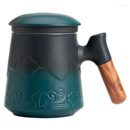 Mugs Coffee Cup Ceramic Tableware Theaks met handvat Creative Mug Set Bubble Tea Cups Home Innovative Christmas Gift 400