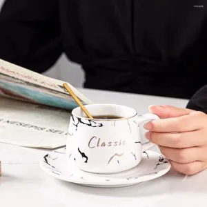Mokken Coffee Mug Vintage Unieke Noordse stijl Keramische thee Milk Cups Breakfast Cup Office Water Bottle Creative Gift
