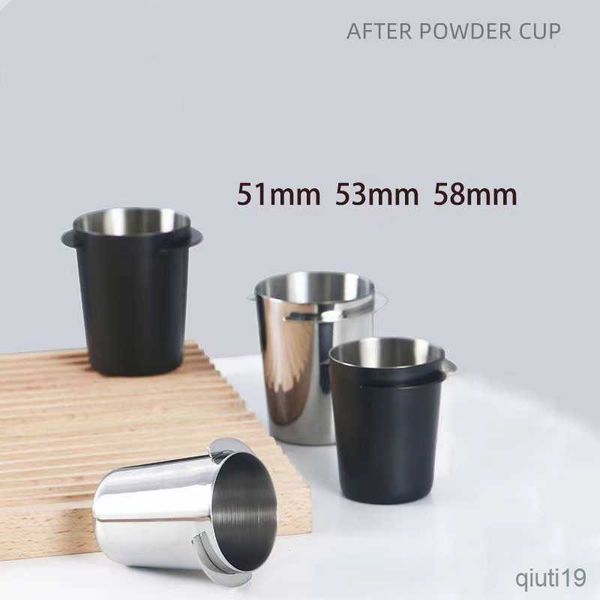 Alimentador de café en polvo para tazas, taza para oler Espresso, taza dosificadora para molinillo de máquina de café de 51/53/58mm, accesorios para Barista R230712