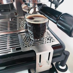Mokken Koffieweegrek Roestvrijstalen weegschaalhouder Espressomachine Elektronische weegschaalstandaard 230829