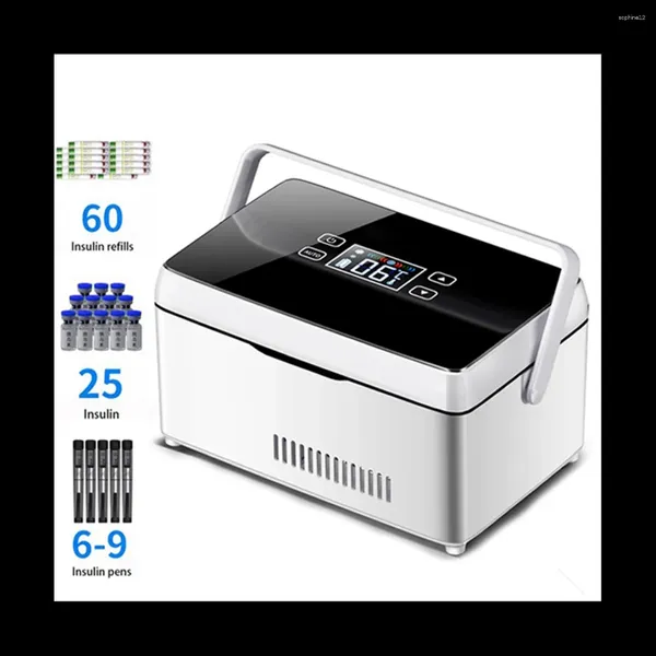 Tasses COLIERS CASE USB Mini réfrigérateur Portable Box Car cool avec Handle Cold Us Plug