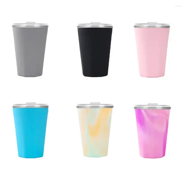 Tazas Taza de enfriamiento Reemplazo de color sólido 330 ml Taza lavable reutilizable Drinkware