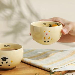 Mokken Crème met een delicate koffiebek cute ei online celebrity theekopjes keramische bloemmiddag middag