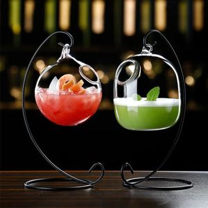 Tasses Verre à Cocktail créatif personnalité Restaurant occidental verre à vin créatif verre suspendu bouteille suspendue tasse de boisson froide 231020