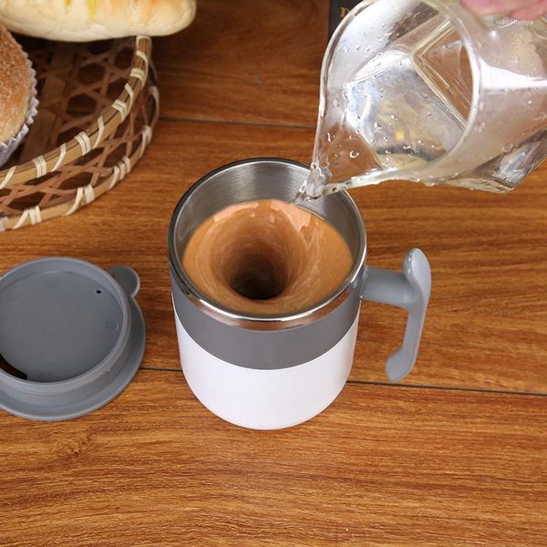 Tasses tasse à café créative sans frais Portable mélangeur de refroidissement Intelligent automatique mélange magnétique sans électricité