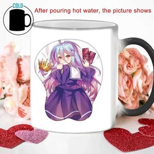 Tasses créatives kawaii girl magique tasse BSKT-086 Couleurs de couleur tasses de café tasses sublimation gobeurs en porcelaine tasses