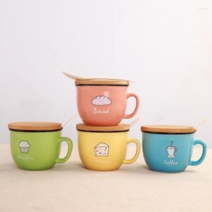 Tasses Tasse à café en céramique pratique et créative avec couvercle
