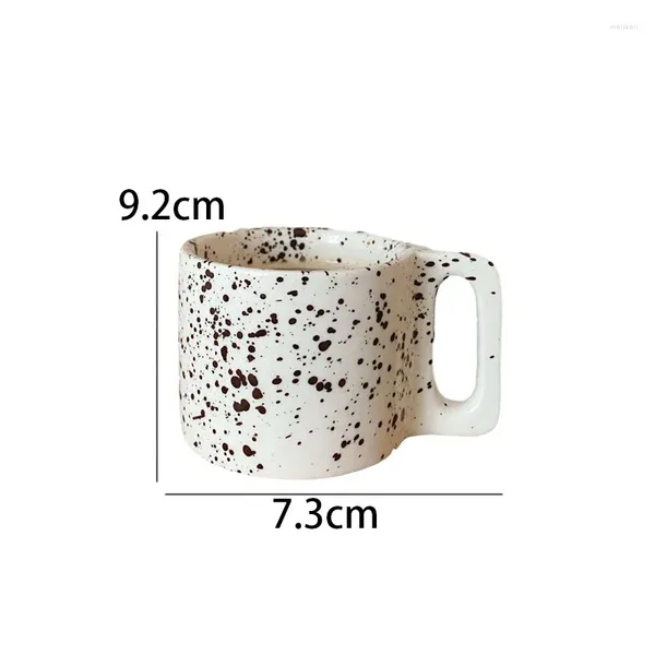 Tasses Créativité Splash Encre Tasse Nordique Moderne Vintage Portable En Céramique Tasse À Café Table Bureau Tasses D'eau Décoration De La Maison Cadeau