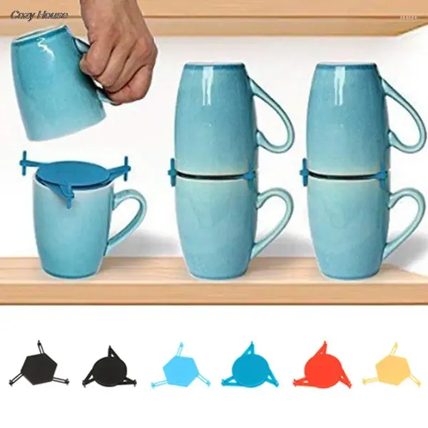 Tasses empileur de tasses, support fixe rétractable réglable, bol peu encombrant, pot de rangement de cuisine, ustensiles de boissons à usage domestique