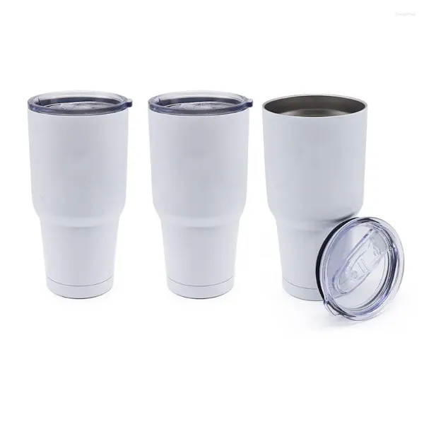 Tasses avec Logo personnalisé en acier inoxydable, tasse à thé de 30oz, isolée par Sublimation, tasse à café de voyage vierge