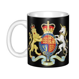 Tasses personnalisées coagralités royales personnalisées des tasses de café du Royaume-Uni Royaume-Uni bricolage en céramique Tas de lait en plein air tasse de camping et tasse 230812