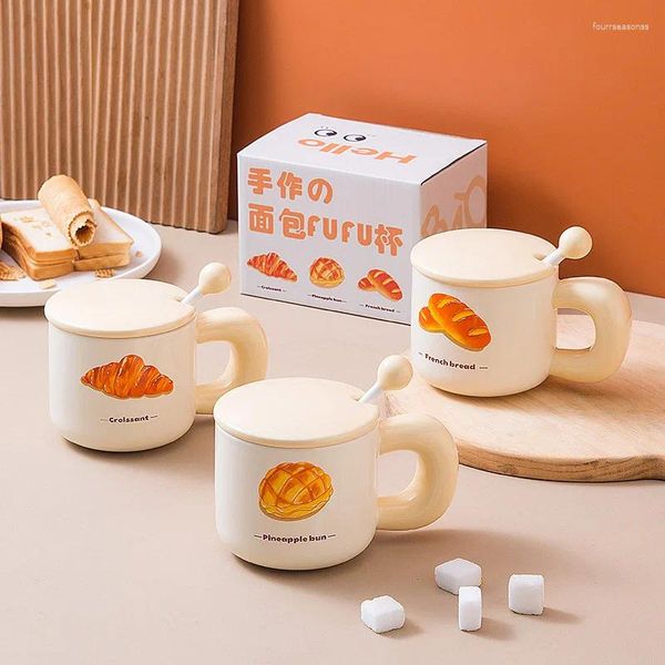 Tazas linda taza de café de cerámica con té de té de té de té de té de té de bebida tazas de regalo de amigos personalizados