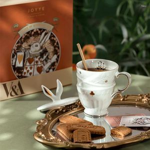 Mokken schattige mug kawaii esthetiek herbruikbare koffie espresso email gepersonaliseerde cadeau -ideeën bicchieri vetro keuken accessoires