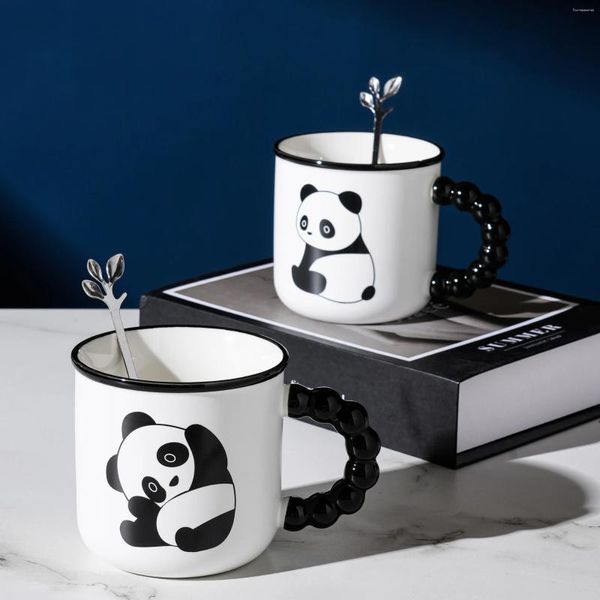 Tasses Mignon Panda Tasse En Céramique Compagnon Cadeau Dessin Animé Tasse D'eau Enfants Petit Ins Style