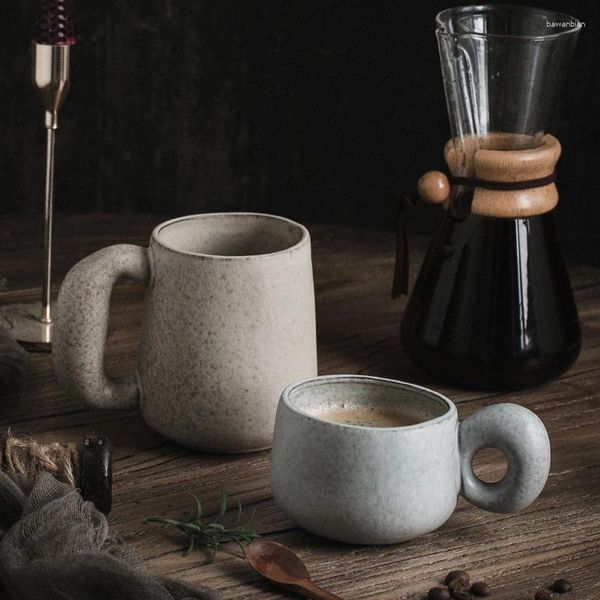 Tasses Designer drôle poterie tasse et assiette Vintage décor à la maison personnalisé café thé eau lait tasses cuisine vaisselle cadeaux créatifs