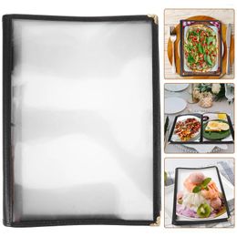 Mokken DIY Clear Cover Het menu boek Covers File Folders Restaurant Recept Eenvoudig bestelling