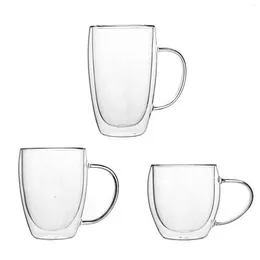 Tasses à café en verre à double paroi, tasses à thé en cristal, gobelet pour boisson expresso