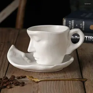 Tasses à boissons cuisine maison quotidienne créative artistique pratique tasse d'eau coréenne écologique irrégulière solide lumière luxe