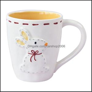 Tasses Motif De Pâques Tasse De Stockage De Café Tasse De Petit Déjeuner Adorable Drop Delivery 2021 Maison Jardin Cuisine Salle À Manger Bar Drinkware Carshop2006 Dhl7I