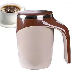 Tasses électriques auto-agitant mélange tasse de café en acier inoxydable gobelers isolés USB rechargeables pour