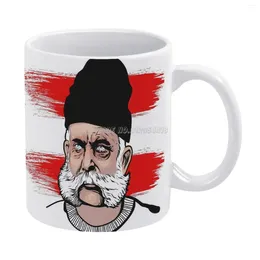 Tasses empereur Franz Austria Coffee High mode Modèle de luxe Céramique Mug Custom Cups Cups Emp