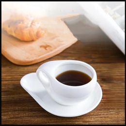 Mokken Europese Keramische Kopje Koffie Cafe Latte En Schotel Set Huishouden Luxe Ontbijt Havermout Melk 200 ml CE / EU
