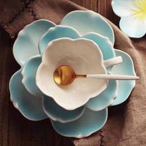 Mokken Europees keramische koffiebeker Luxe kersenschotel set Home Tea Brits bloemengerei CE / EU