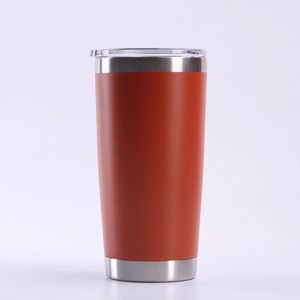 Tasses mode 20 oz Potable cup18color Tumbler avec Couvercle En Acier Inoxydable Verre À Vin Tasse Isolée Sous Vide Voyage EEB6516