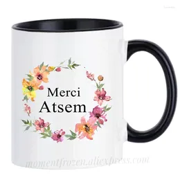 Mokken French ATSEM Gifts Teacher Cups Coffee School Studenten keramisch servies Home Decal Teaware Coffeeware Drinkware