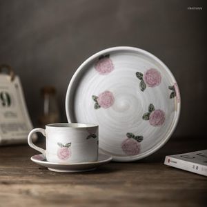 Tazas plato de fruta taza utensilios vikingos para cocina regalos originales y divertidos cafeteras taza grande té The Travel Girls Go Coffe