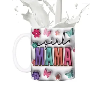 Tasses drôles maman céramique tasse tasse de café tasses expresso tasse à boire 350 ml de la fête des mères