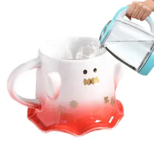 Tasses Ghost Tasses en céramique Café de dessin animé avec design 465 ml Fournitures à boire Résistant à la chaleur Creative Décoratif