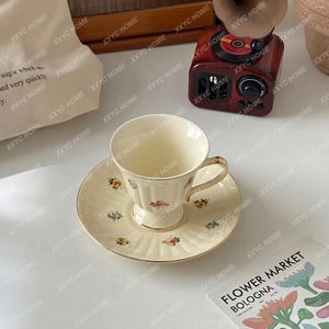 Tasses Gift Cup Ceramic Coffee Set Vintage l'après-midi