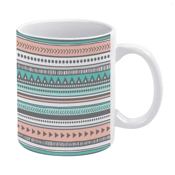 Tasses gris pêche sarcelle tabale tas tasse blanche de bonne qualité imprimer de bonne qualité 11 oz motif de tasse