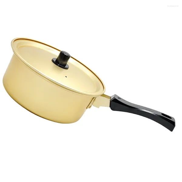 Tasses tasses goadle ramen pot handle aluminium handle soupe cuisine cuisinière poêle métalpot