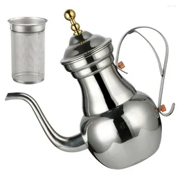 Mokken Hand brouwen Coffee Pot Long Spout Kettle Midden -Oosterse Style Tea Pot (15L)