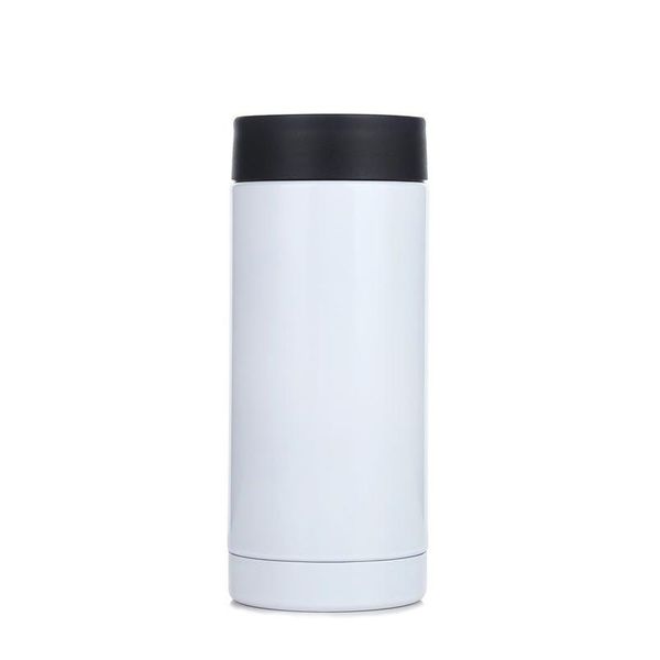 Tazas Sublimación de calor Diy Latas Refrigerador Acero inoxidable Doble pared Bebida Cold Keeper 12Oz Taza recta delgada Insator 1915 V2 Drop D Dhdv1