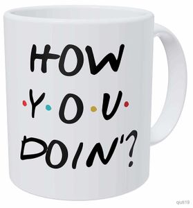 Mokken I'm Joey How You Doin Friends 11 Ounces Funny Coffee Mug 350ml Milk Tea Cup R230713