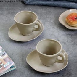 Mokken onregelmatige handgemaakte keramische beker 200ml koffie afternoon tea kopjes melkmok waterglazen