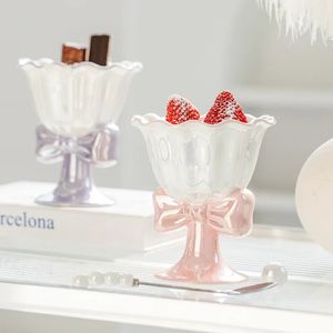 Tasses tasses en céramique en forme d'arc japonais tasse à Dessert de crème glacée 231026