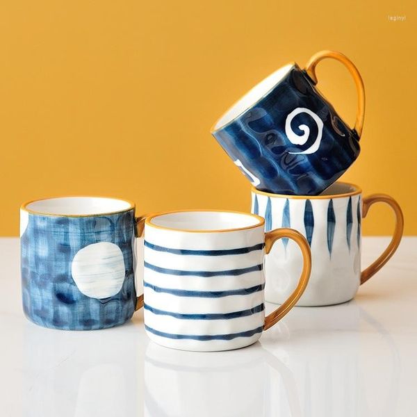 Mugs Japonais Tasse En Céramique Café Bureau Tasse Tendance Couple Lait Maison Eau Personnalisée