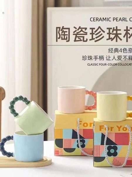 Tasses japonaises créatives en céramique, cadeau, gros ventre, petit déjeuner, marque émaillée, vente de café, achat en groupe