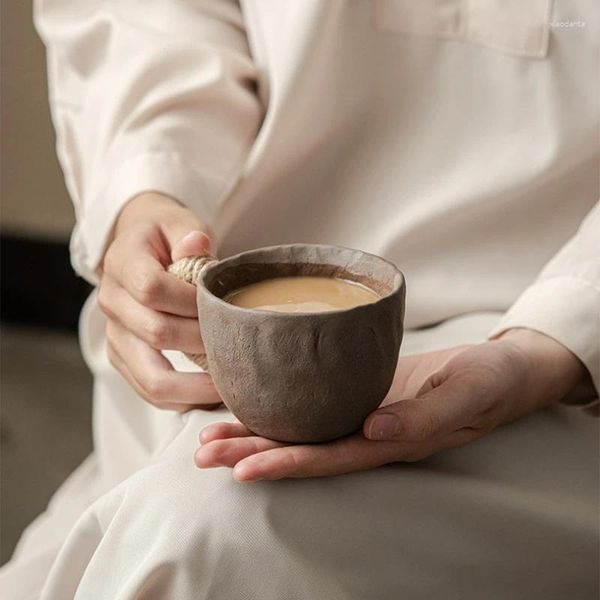 Tasses de créneau de niche japonais tasse de café tasse à main à la main à la main nuplé