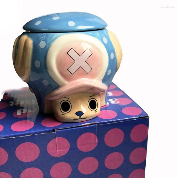 Tazas Estilo japonés Dibujos animados lindo Tony Chopper Taza de café de cerámica Taza instantánea Taza creativa Anime Leche Una pieza