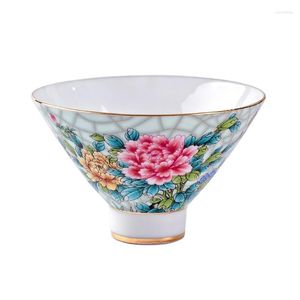 Mokken Jingdezhen keramische theekopjes emaille kleur hoed cup creatieve ceremonie set